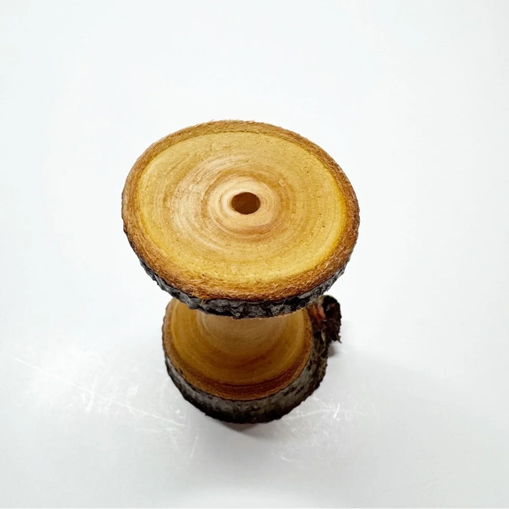 Hand Crafted Wood Spindle Bud Vase S3
